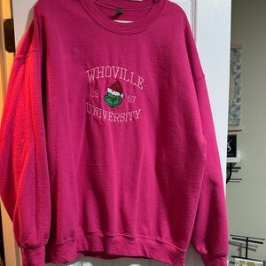 Gildan Pink Crew Neck Sweater